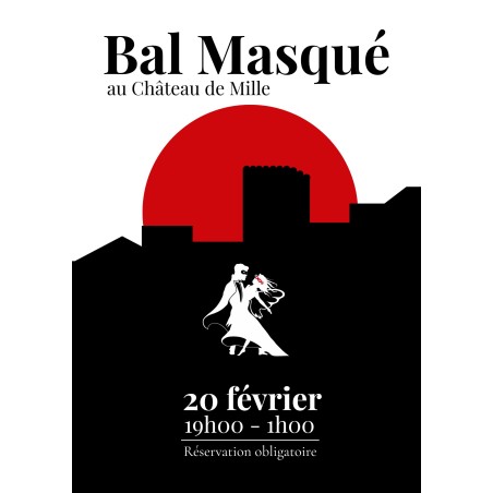 20/02 Bal masqué - Entrée classique avec verre offert